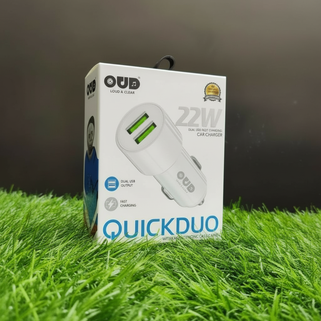 OUD QuickDuo 22W Car Charger view 2
