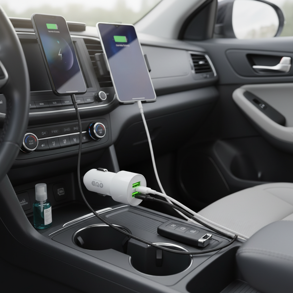 OUD QuickDuo 22W Car Charger