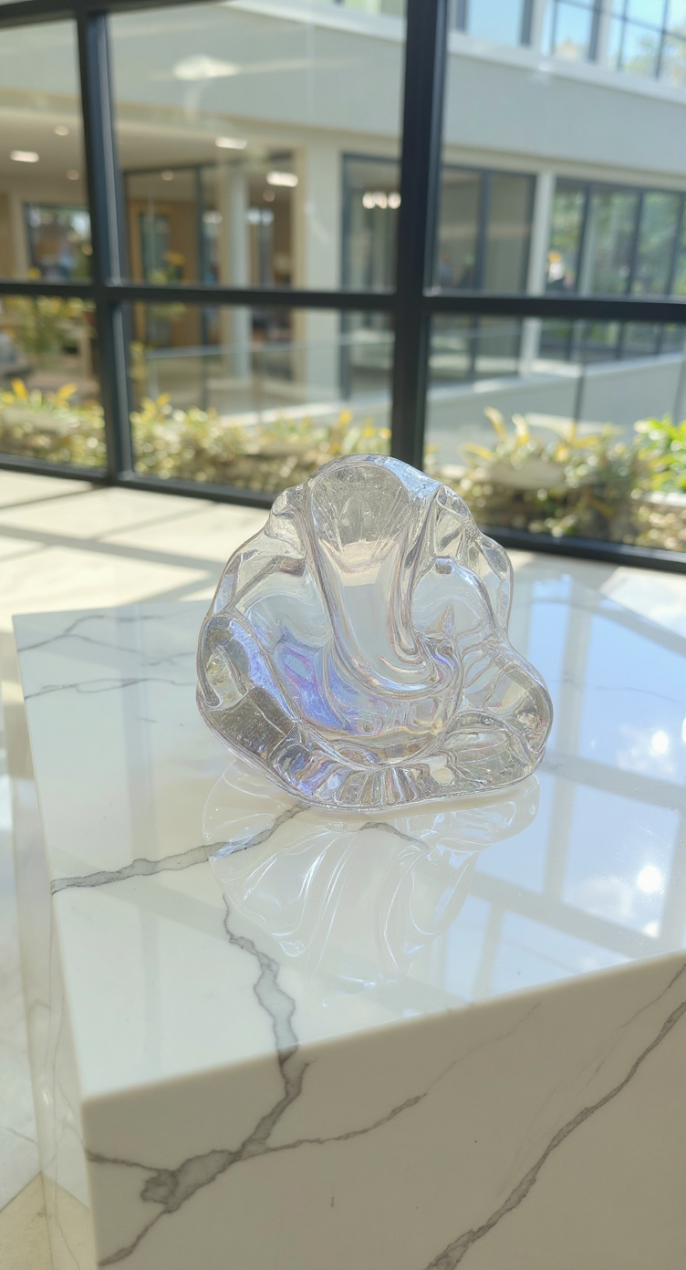 Artistic Glass Ganesha