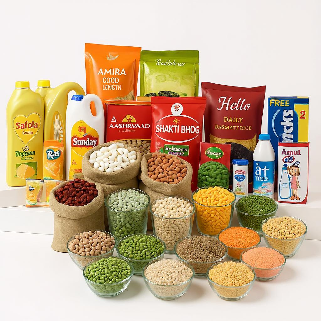 Assorted Grocery Essentials view 2