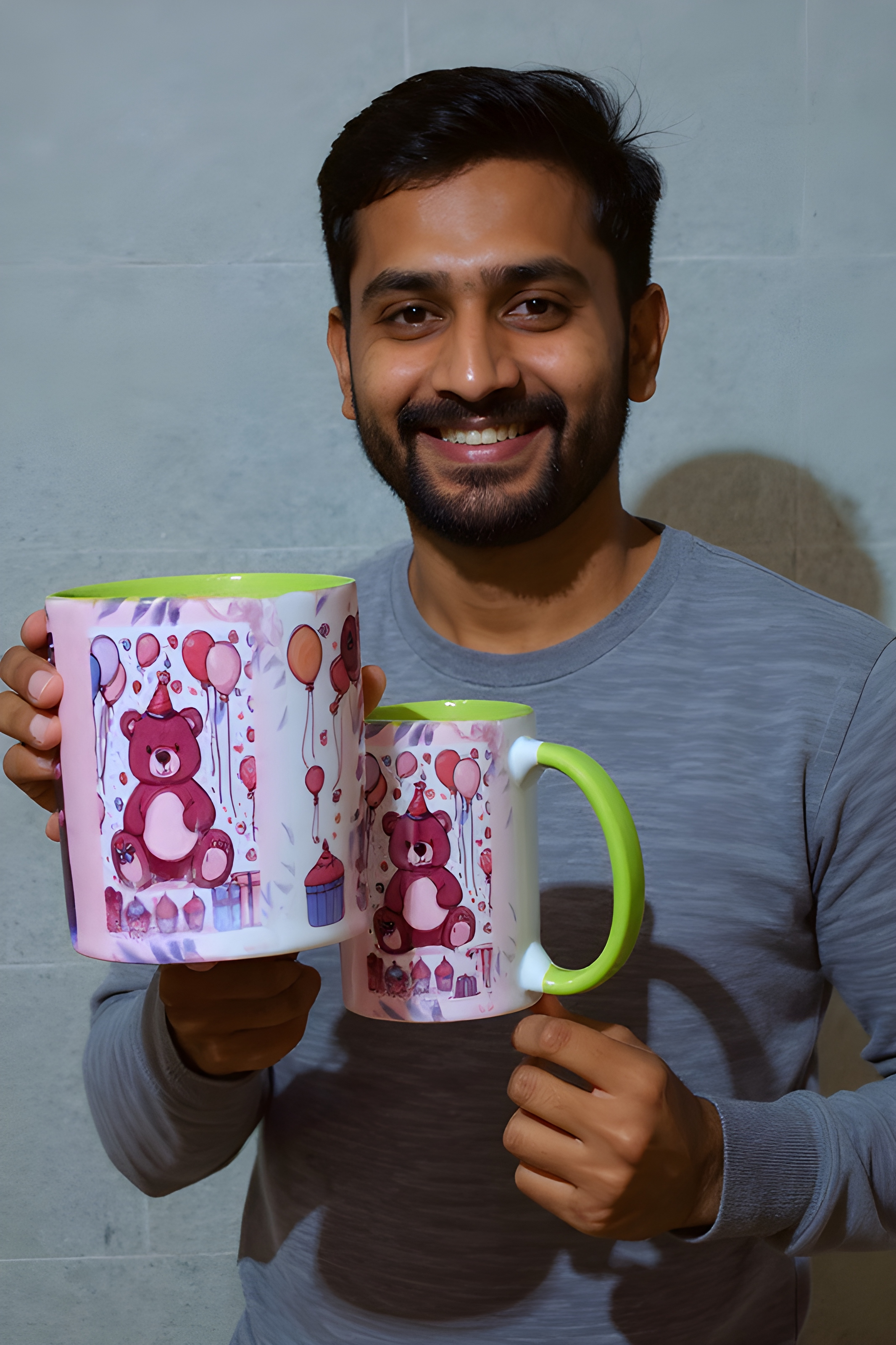 Satoru Festive Teddy Mug