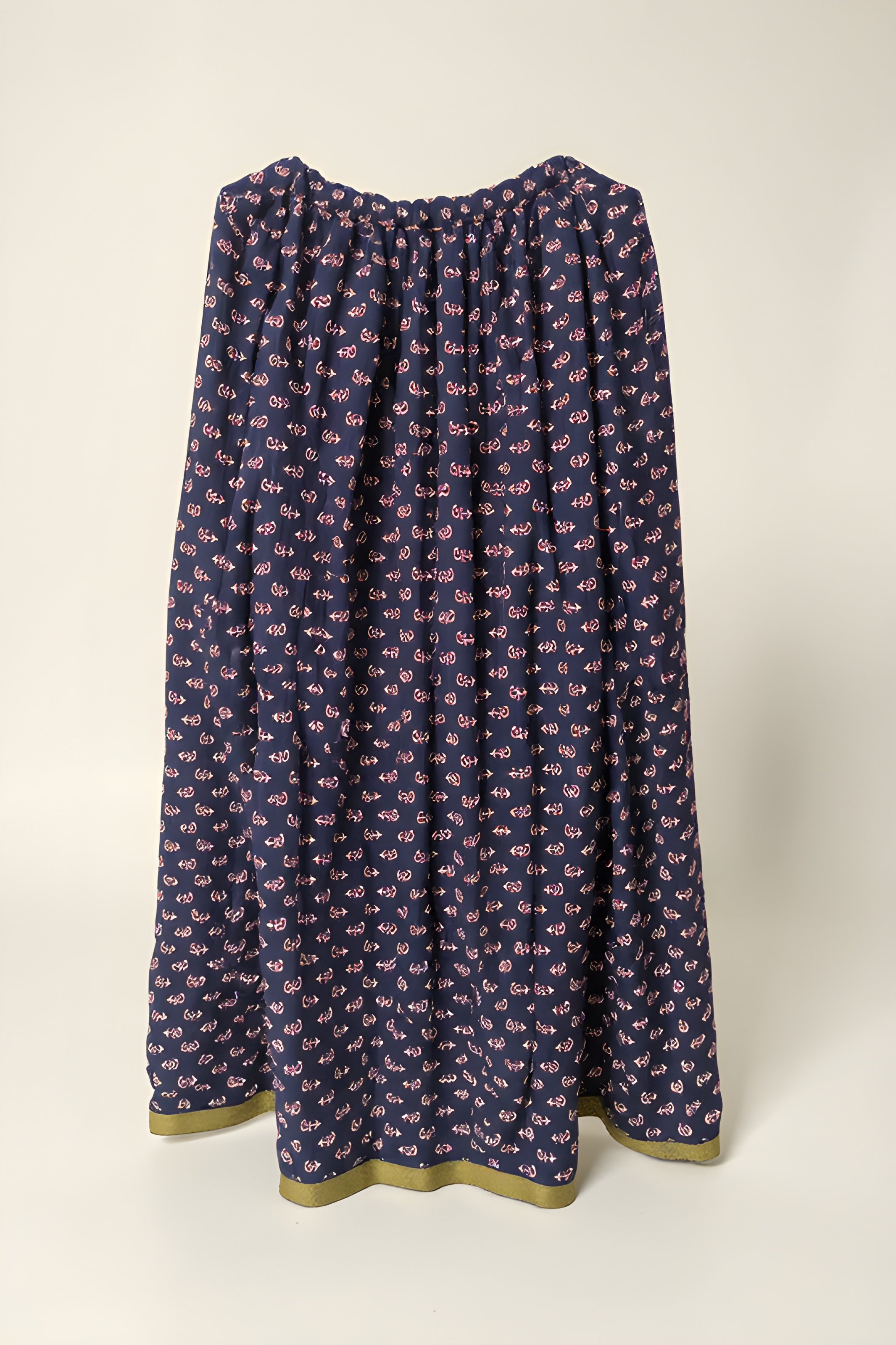 Navy Floral Kurti
