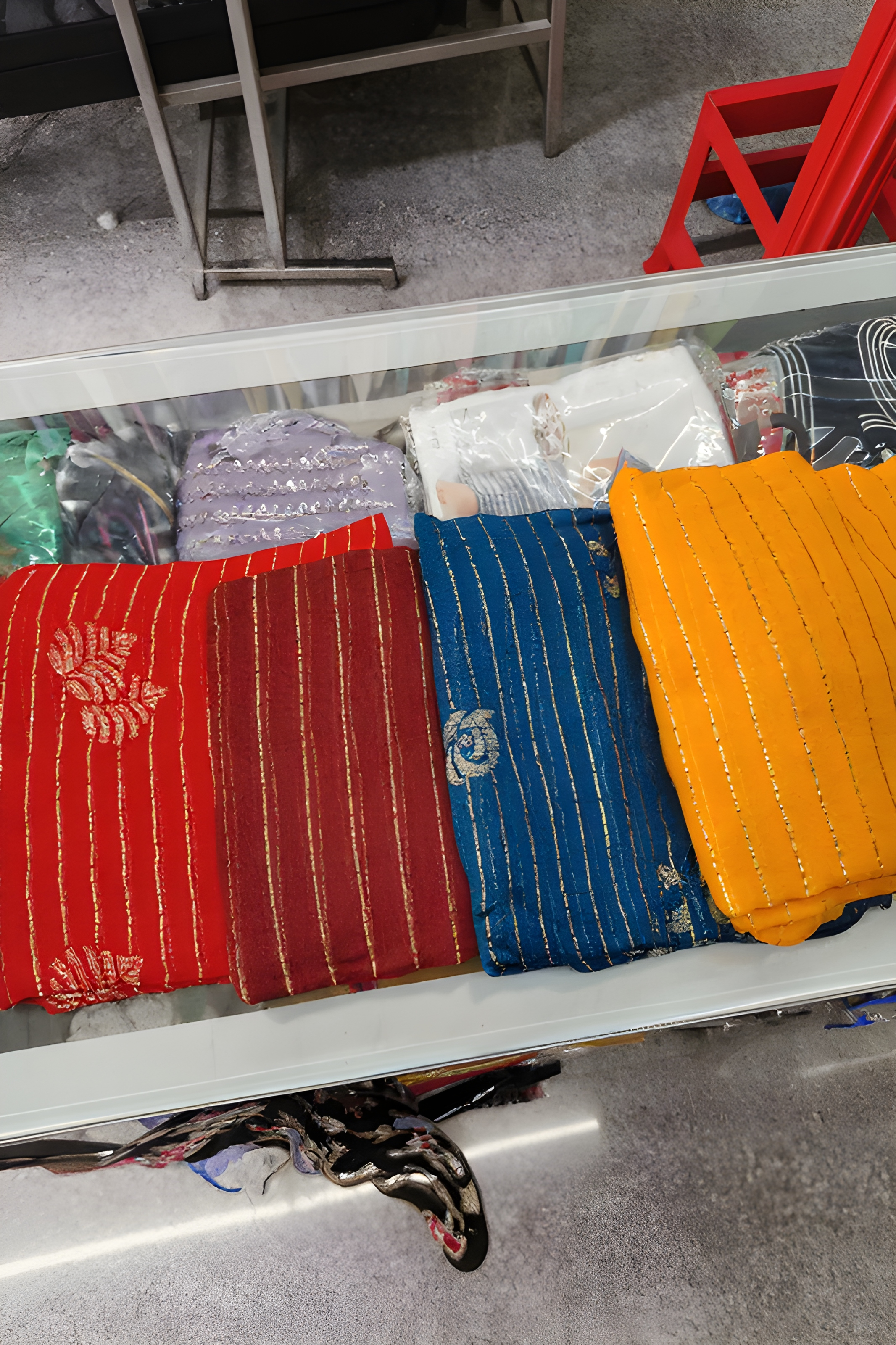 Cotton Bandhani Saree