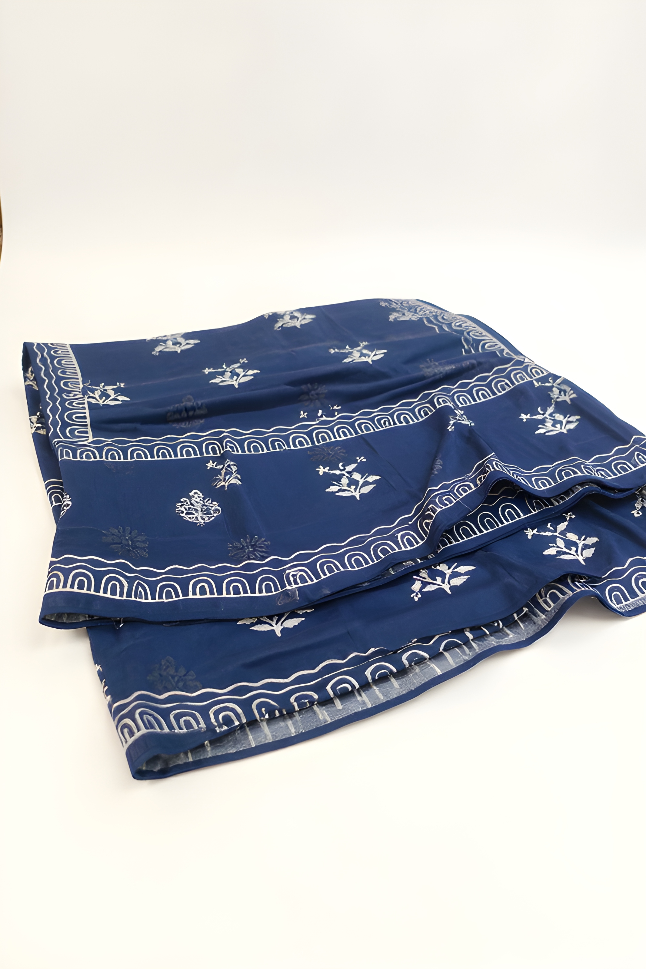 Traditional Blue Kurta Set view 2
