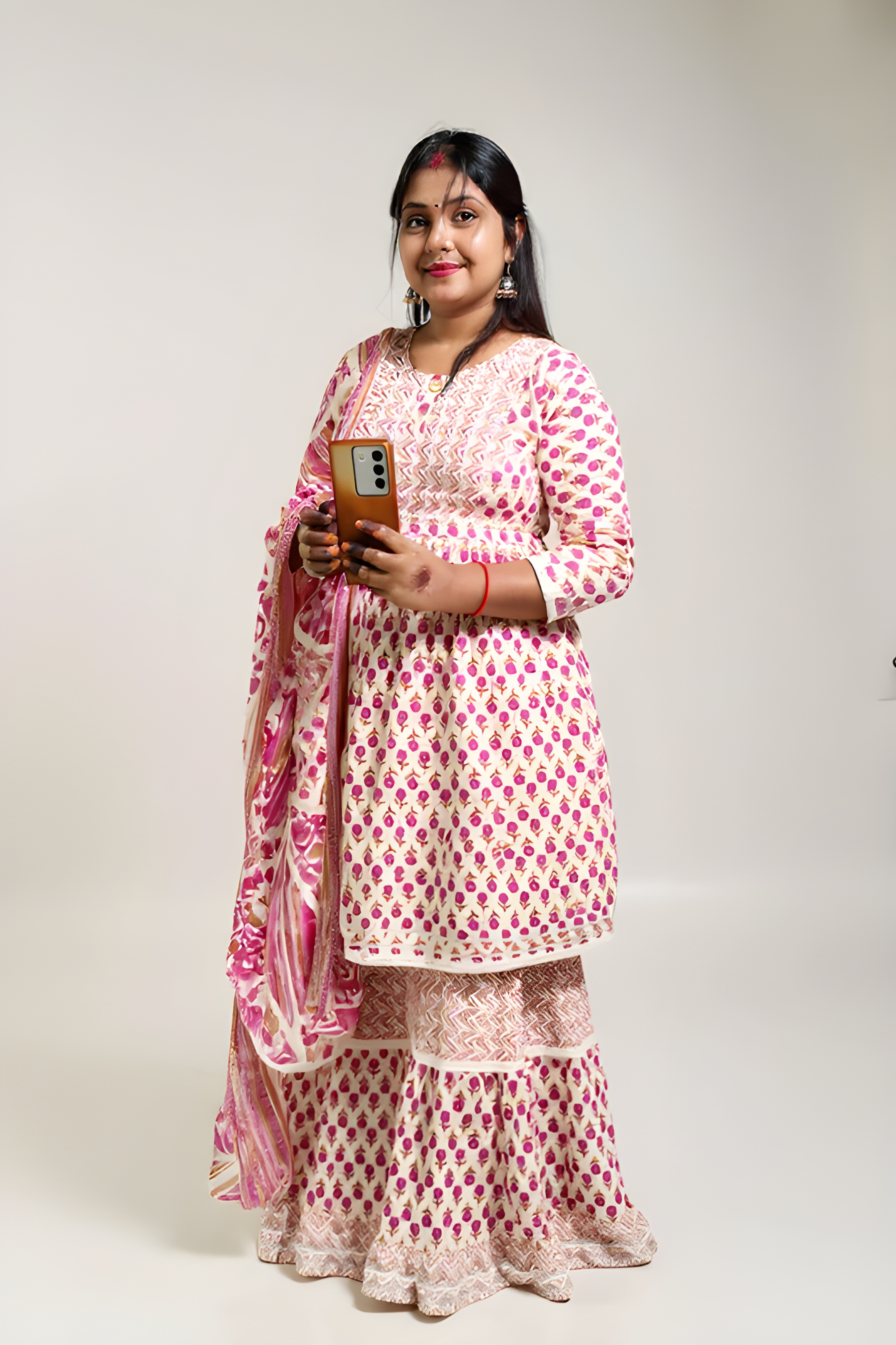 Traditional Printed Ethnic Suit view 2