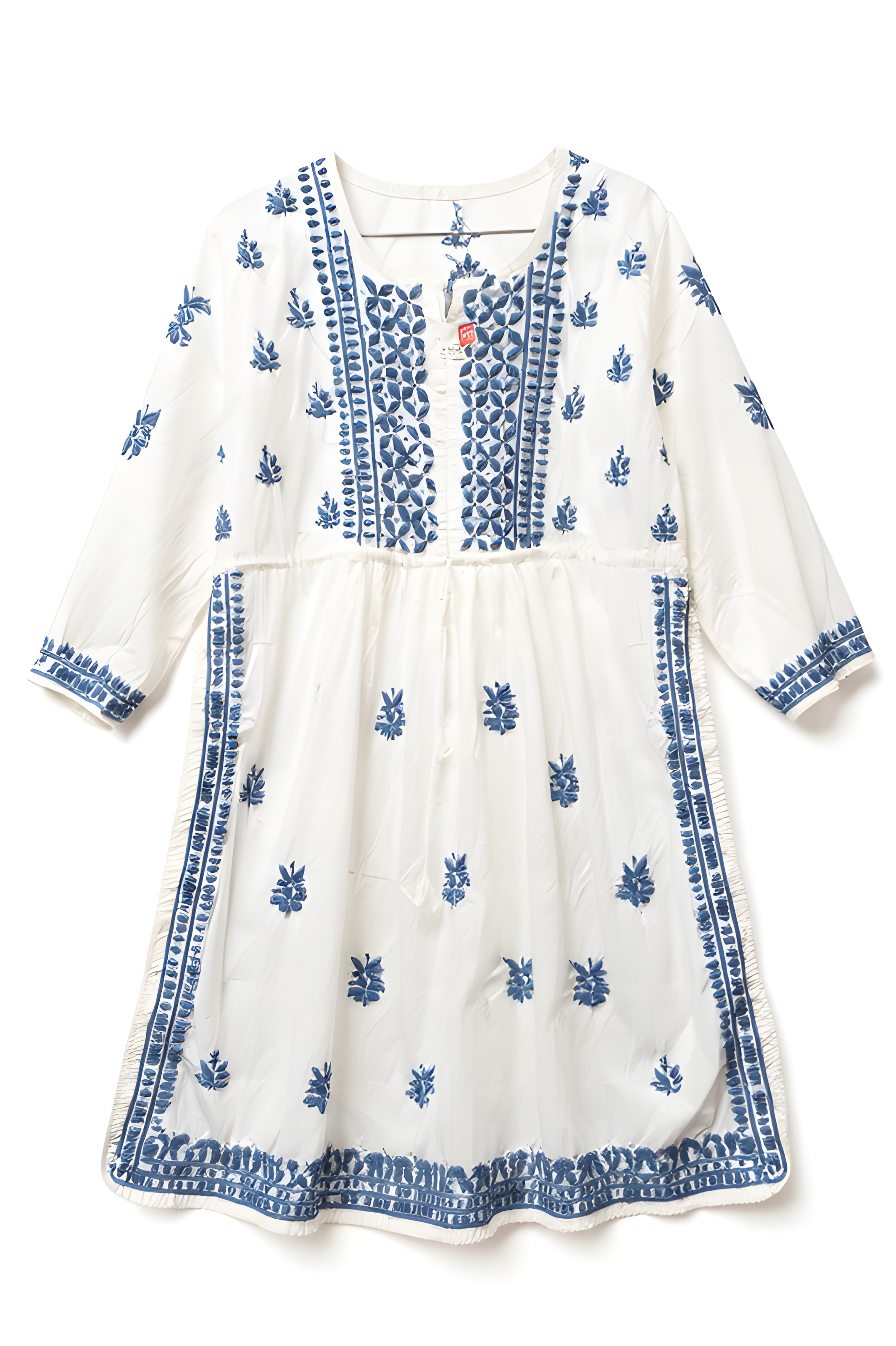 Chikenkari Work Kurtis view 4