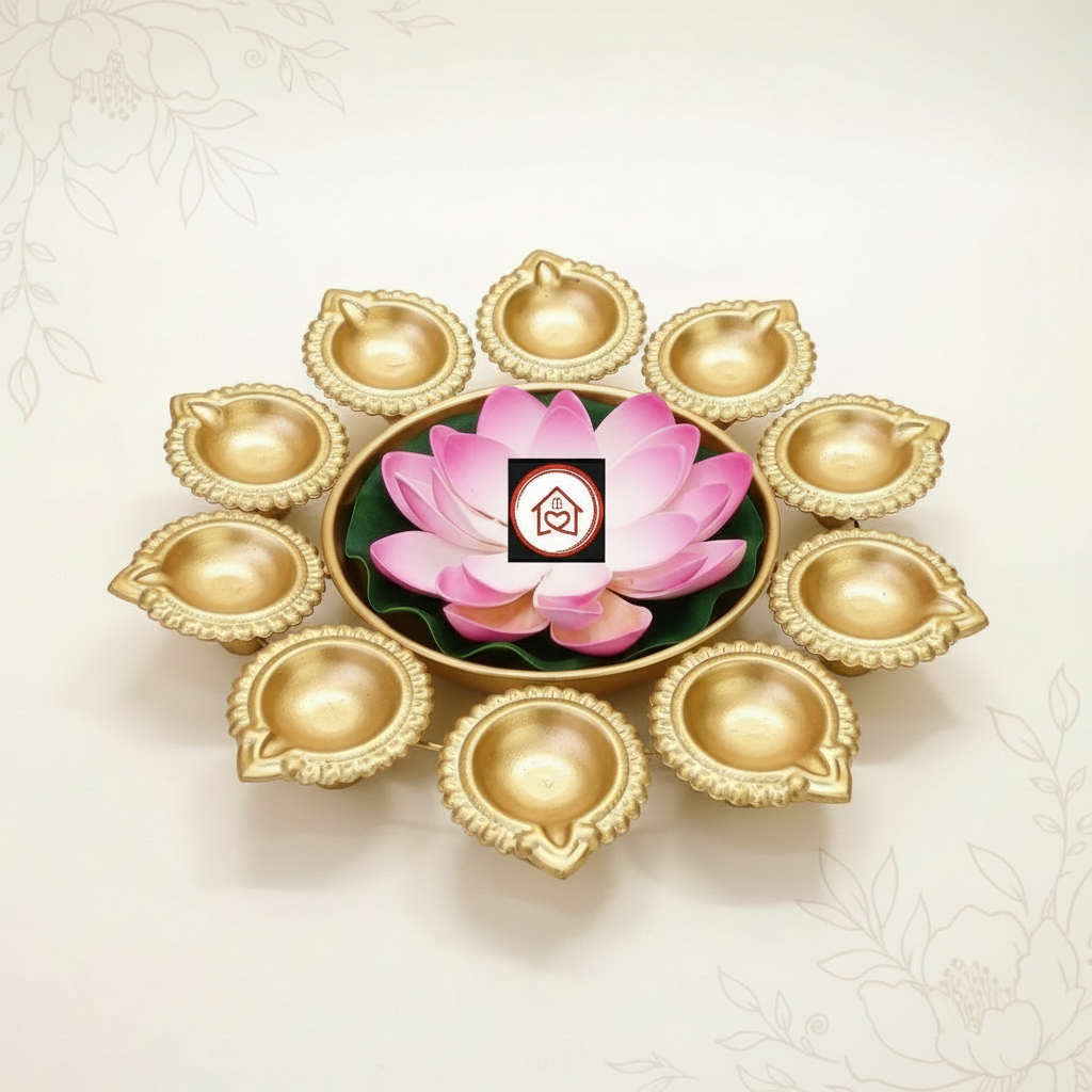 Decorative Diya Set