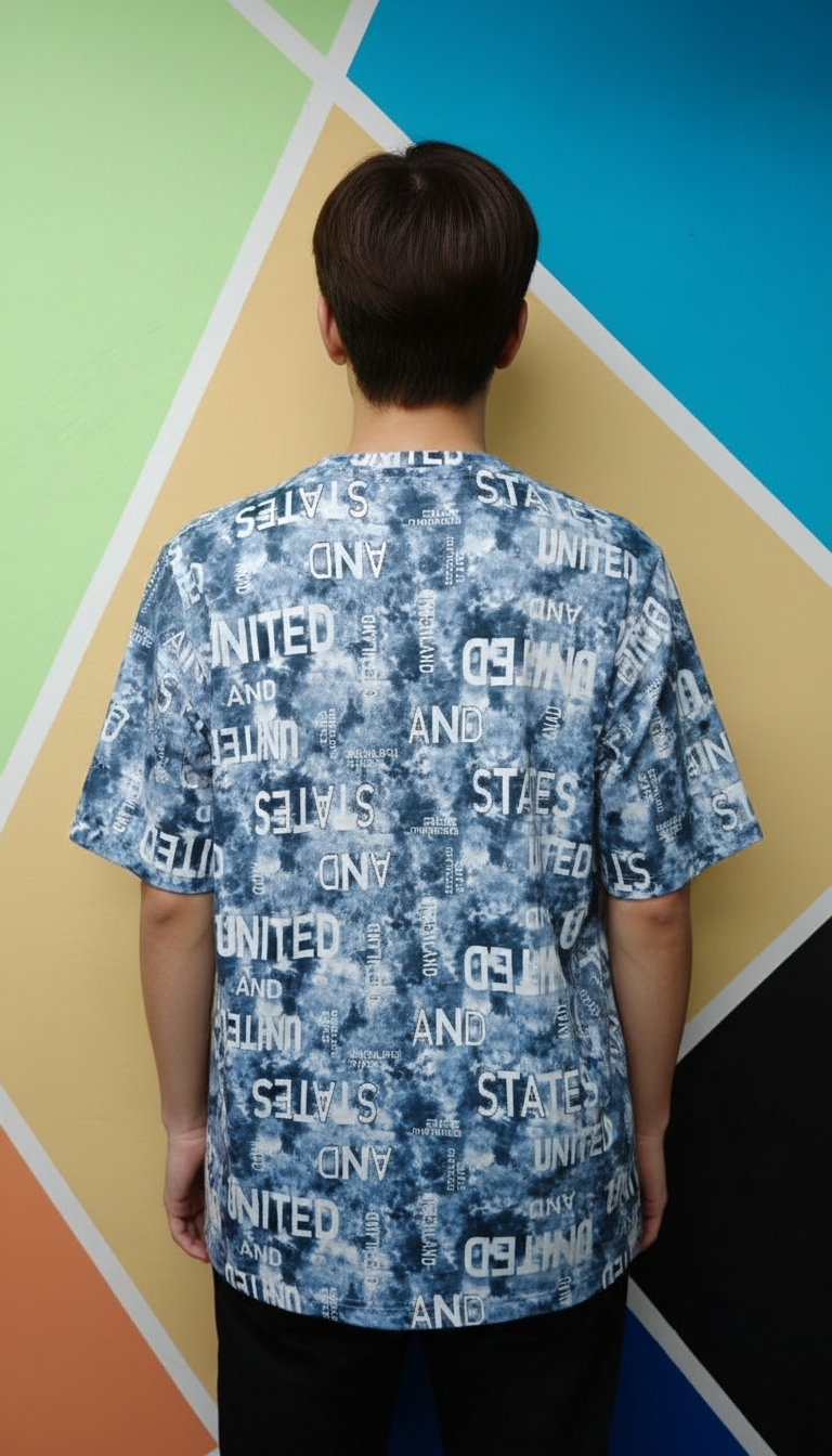 United States Print T-shirt view 2