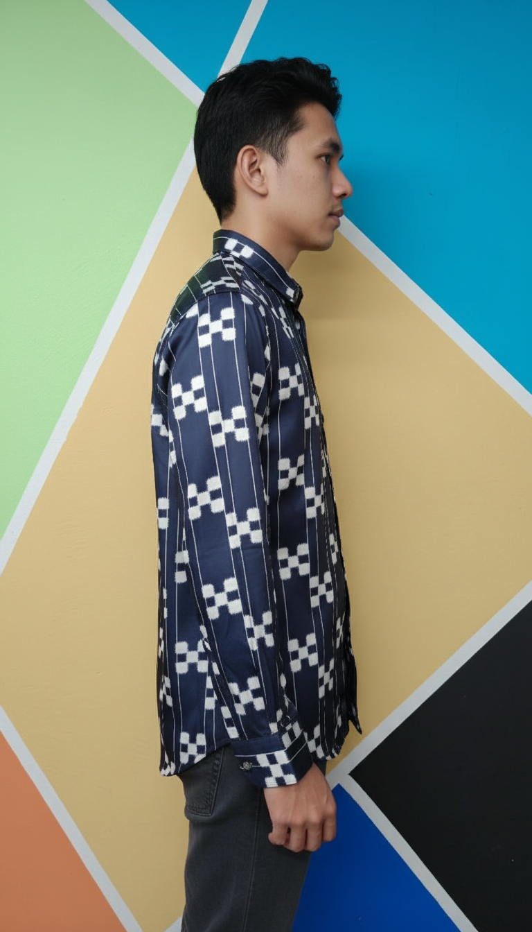 Rare Rabbit Geometric Print Casual Shirt. view 3
