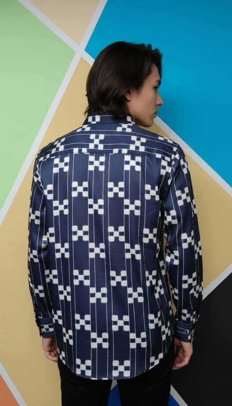 Rare Rabbit Geometric Print Casual Shirt. view 2
