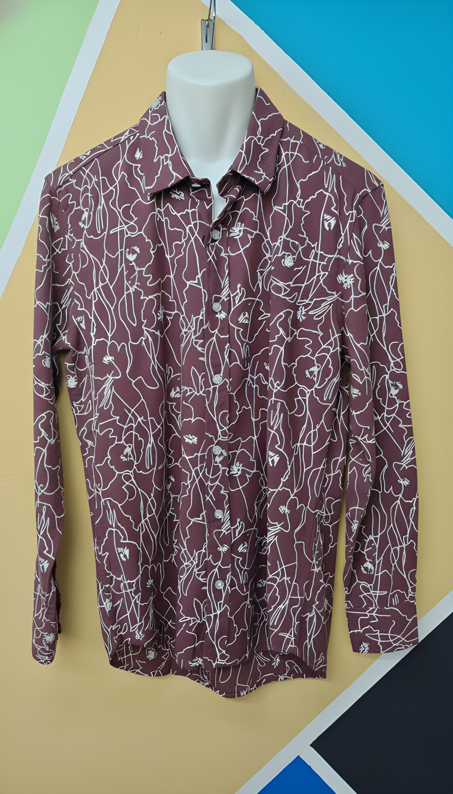 ZARA Floral Print Shirt view 2