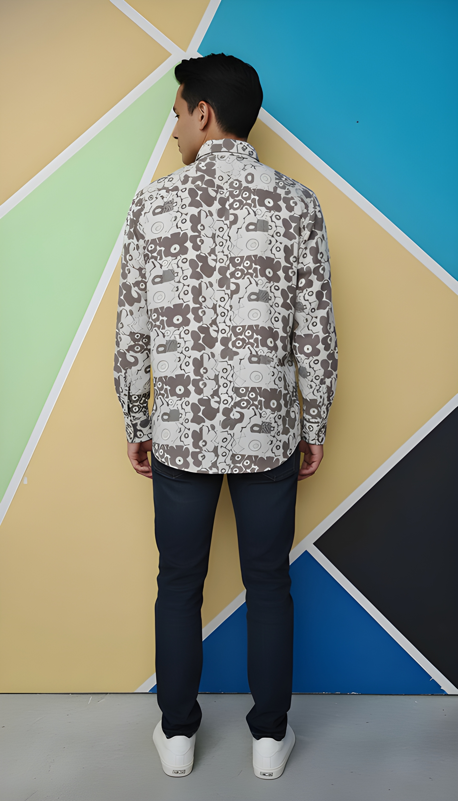Zara Mens Floral Print Shirt view 2