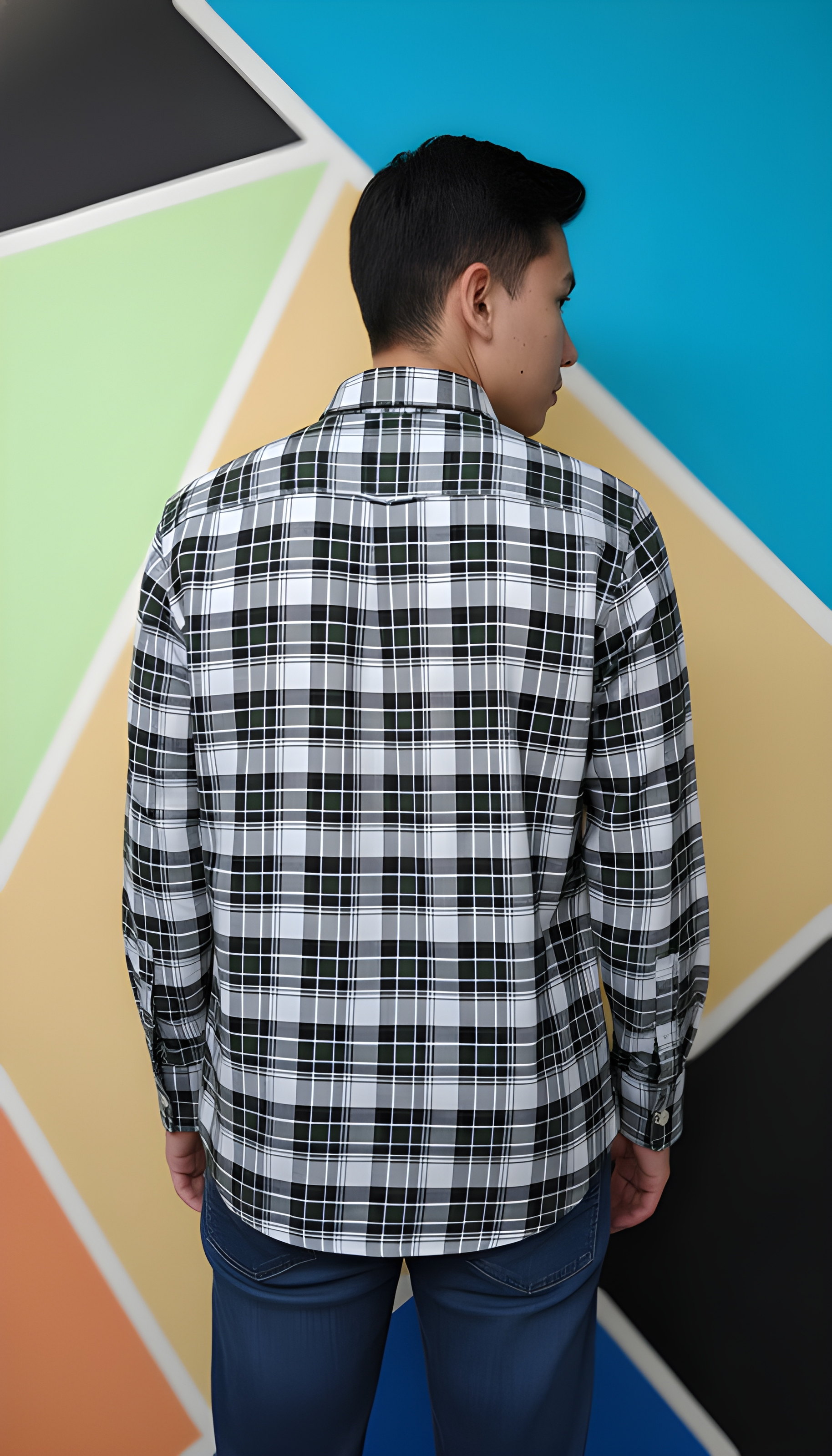 Checked Casual Shirt view 3