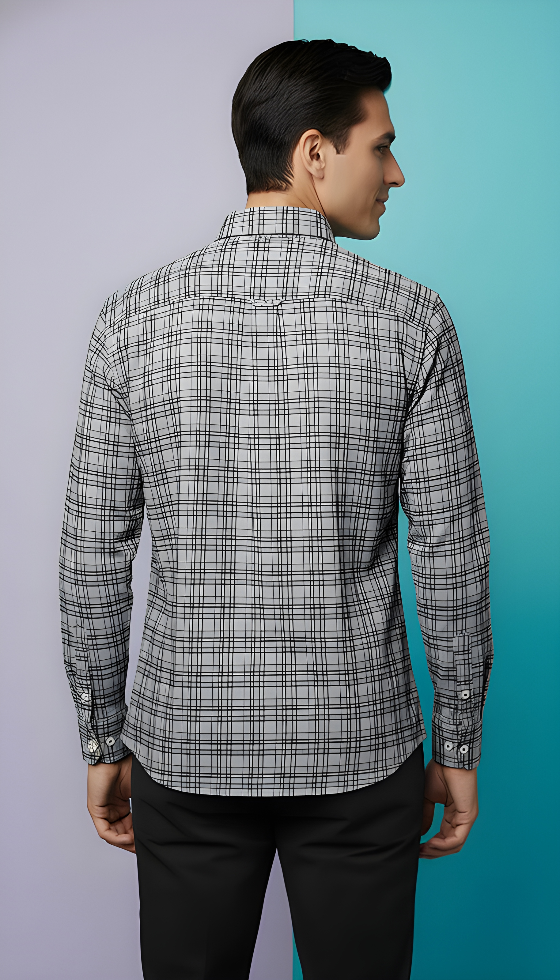 U.S. Polo Assn. Mens Checkered Casual Shirt view 3