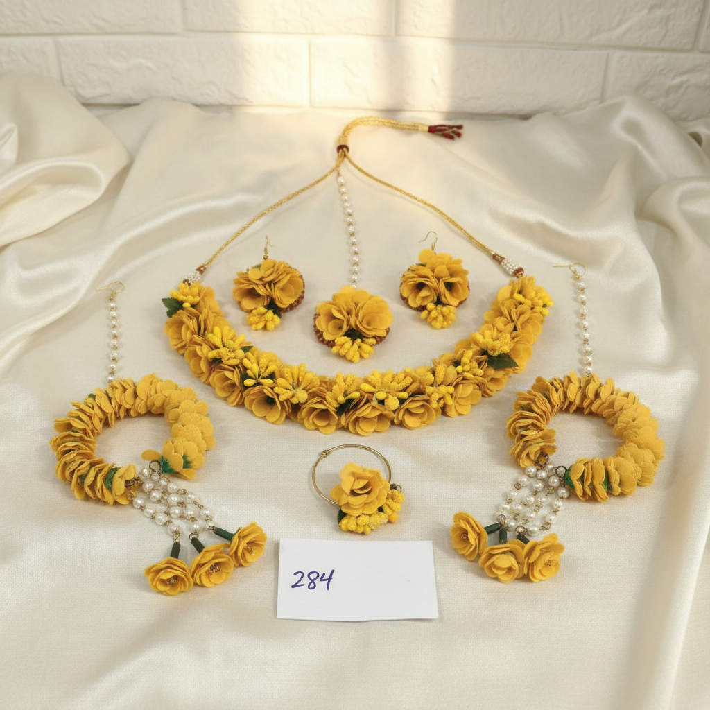 Floral Jewelry Set view 4