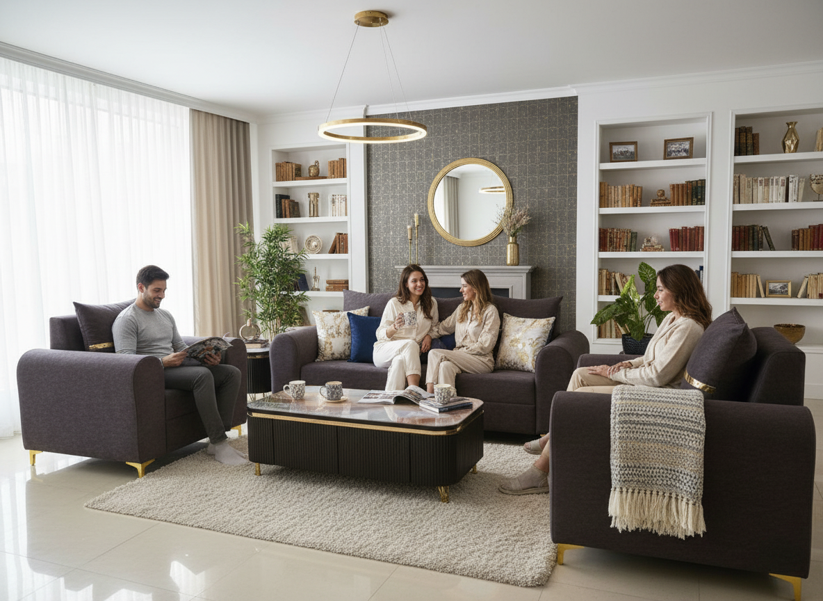 Luxe Living Sofa Set