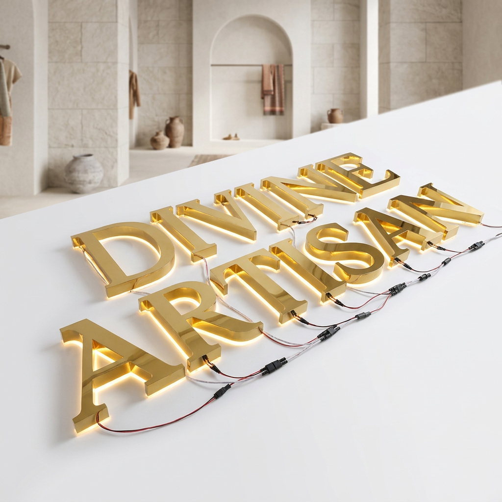 Illuminated 3D Letters