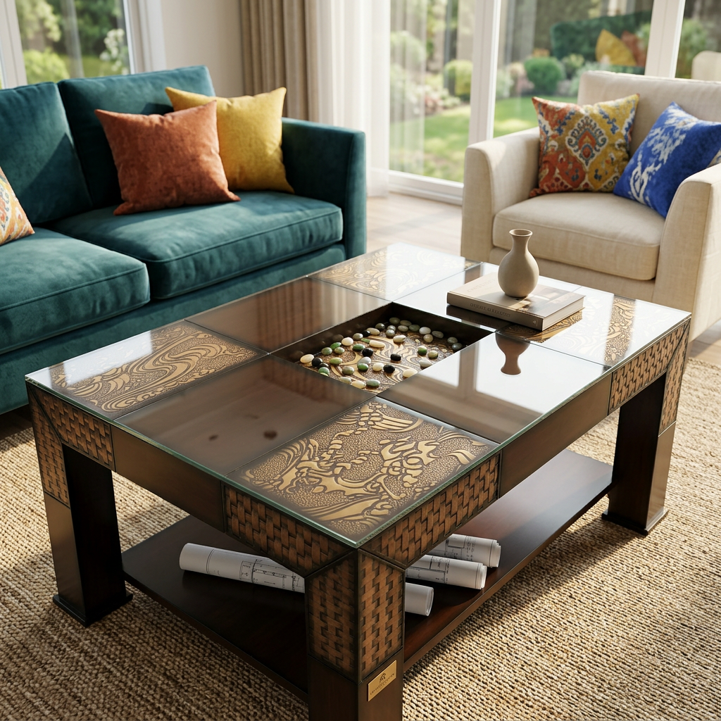 Glass-Top Coffee Tables