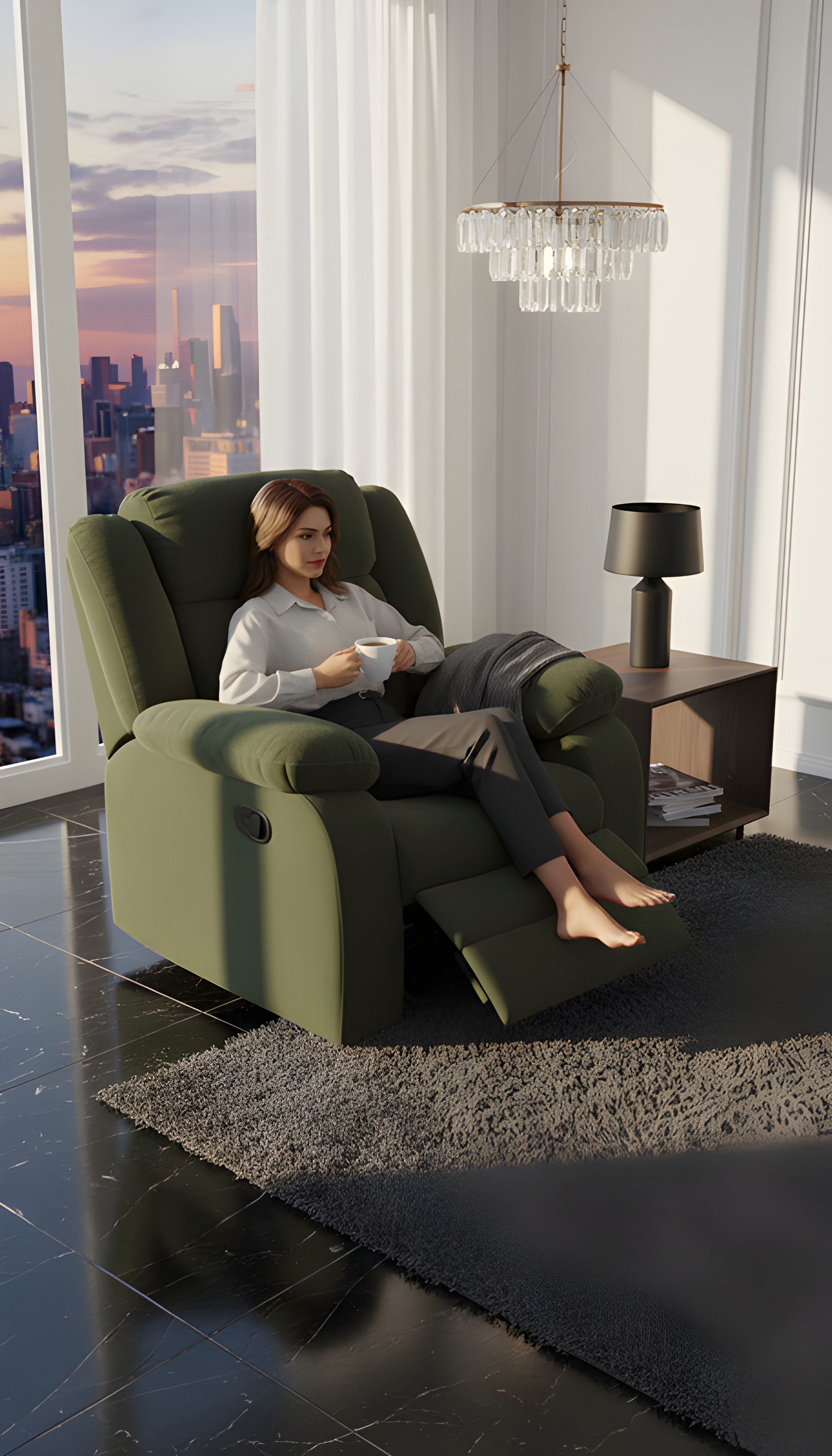 Green Recliner Chair