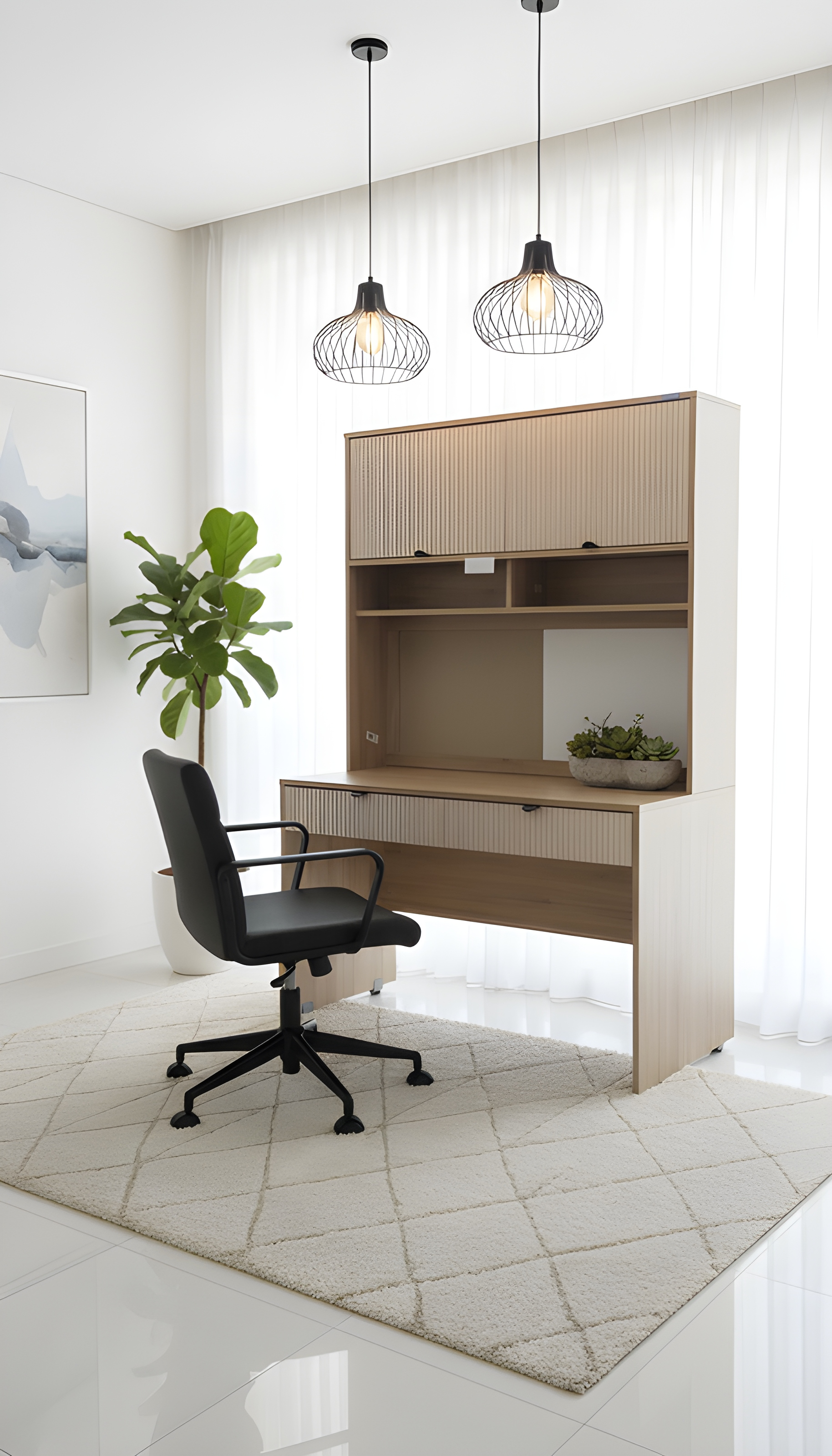 Elegant Wooden Wardrobe