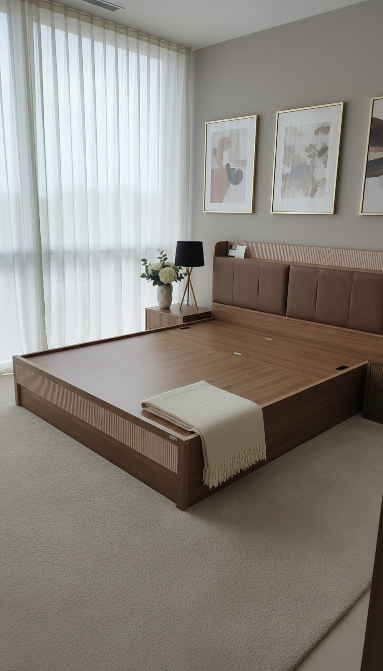 Modern Storage Bed