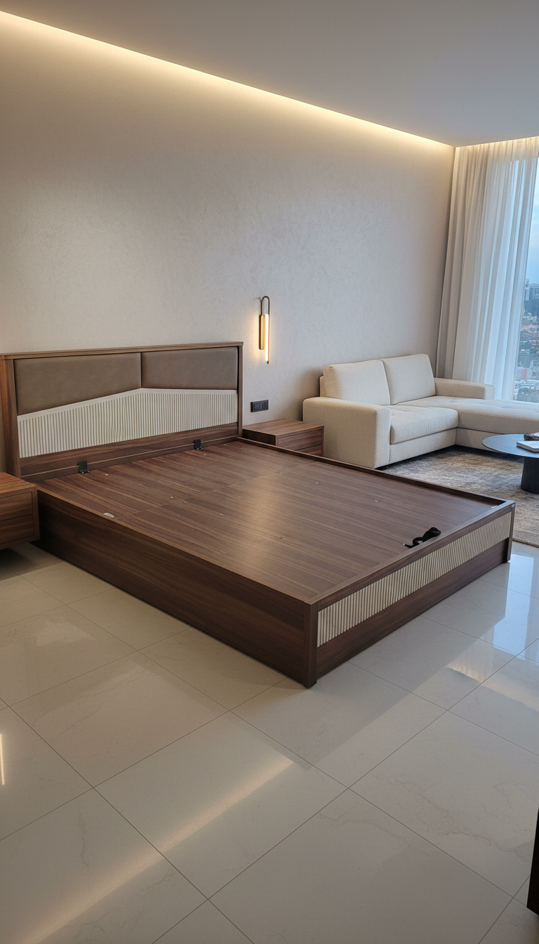 Modern Wooden Bed
