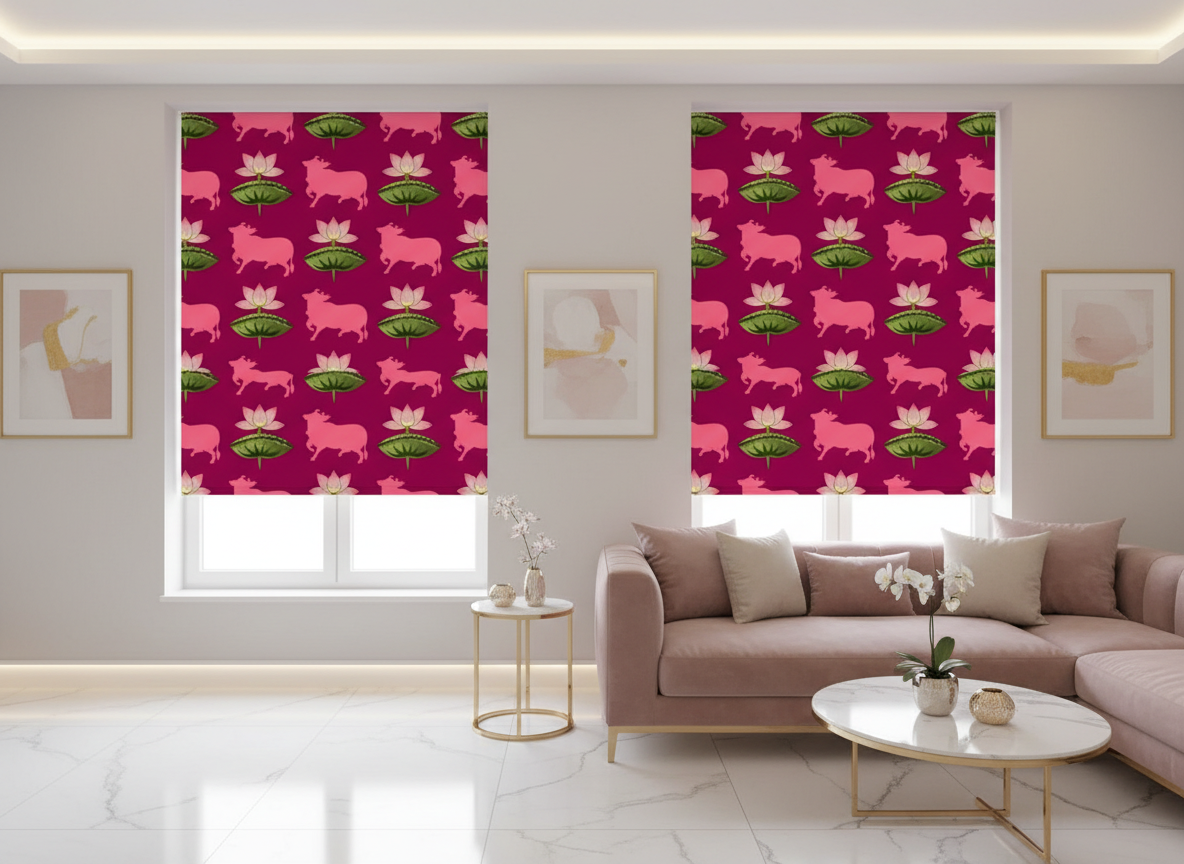 Custom Printed Roller Blinds.