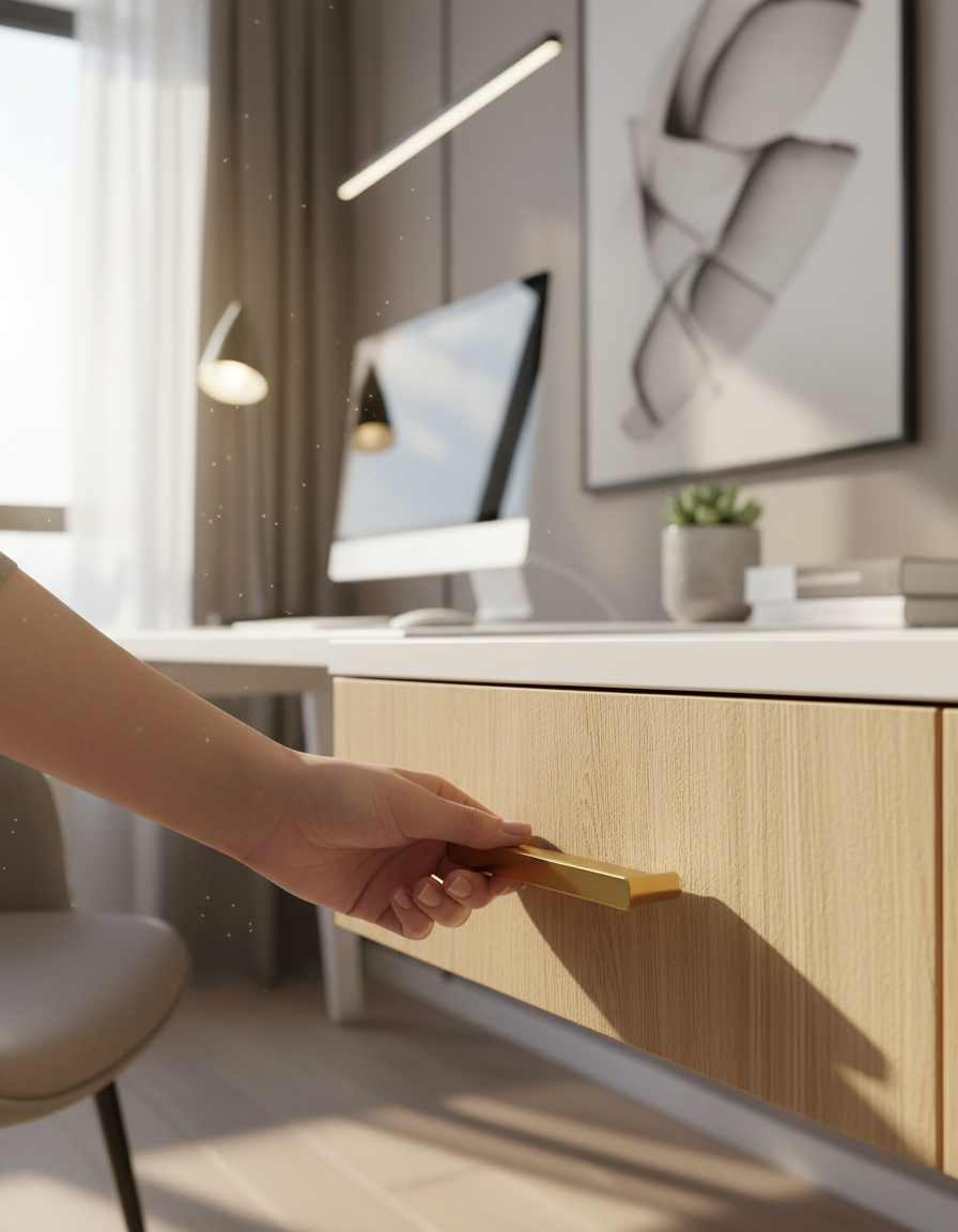 Golden Cabinet Handle