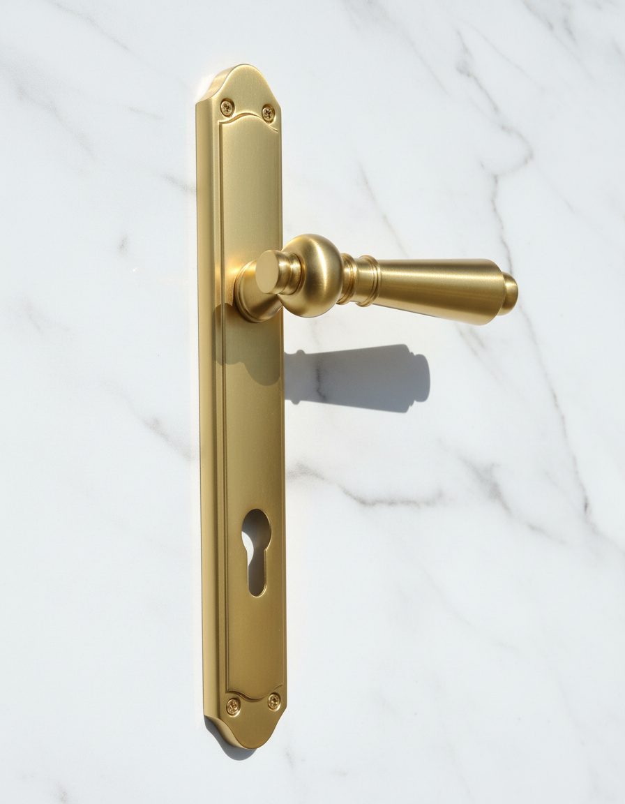 Gold Finish Door Handle