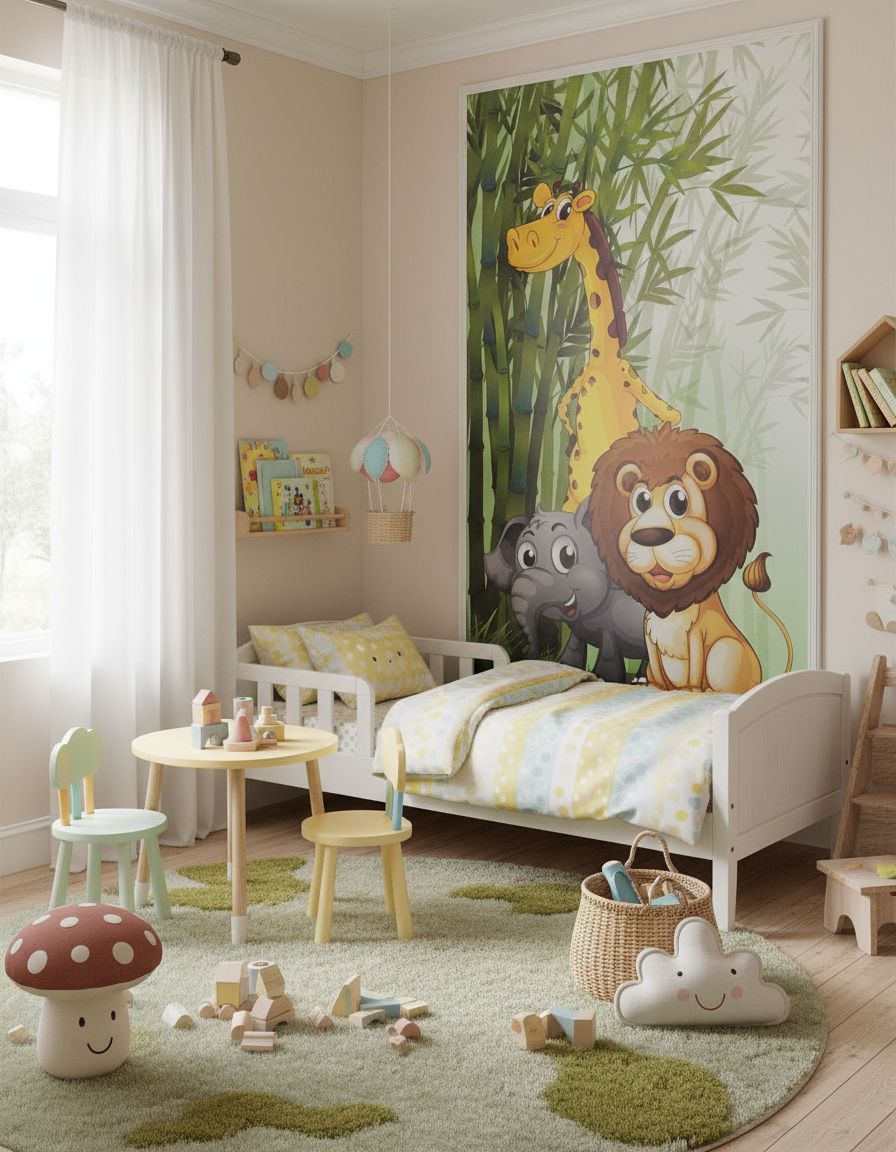 Jungle Friends Wall Decal