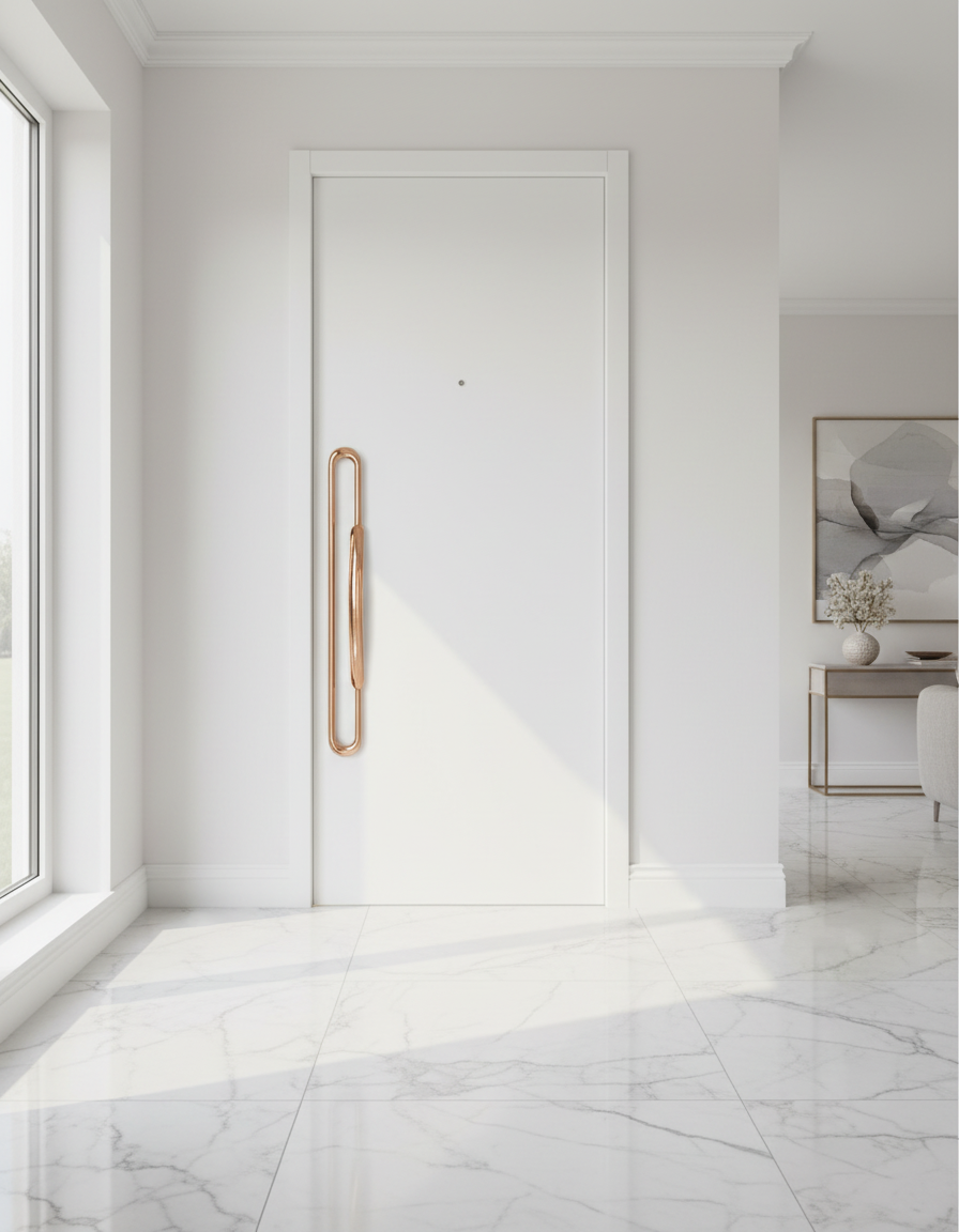 Rose Gold Door Handle