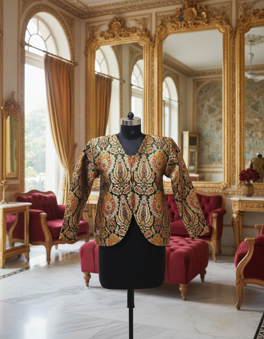 Regal Brocade Jacket view 2