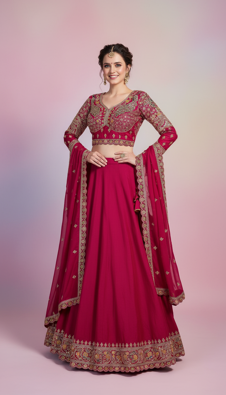 Embroidered Bridal Blouse view 2