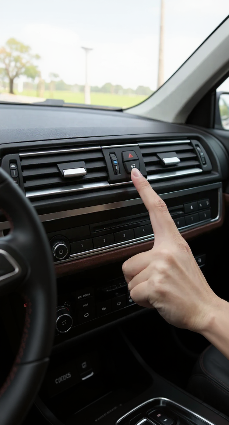 Car Air Vent Control