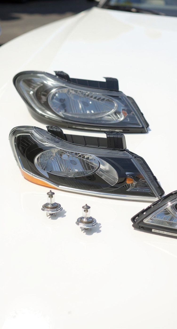 Headlight Assembly with Bulbs