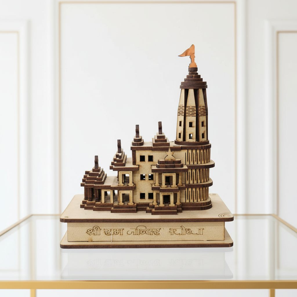 Wooden Temple Model Ram Mandir view 2