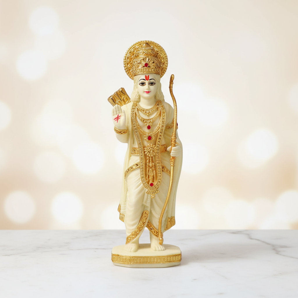 Decorative Hindu Deity Figurine Metal view 2