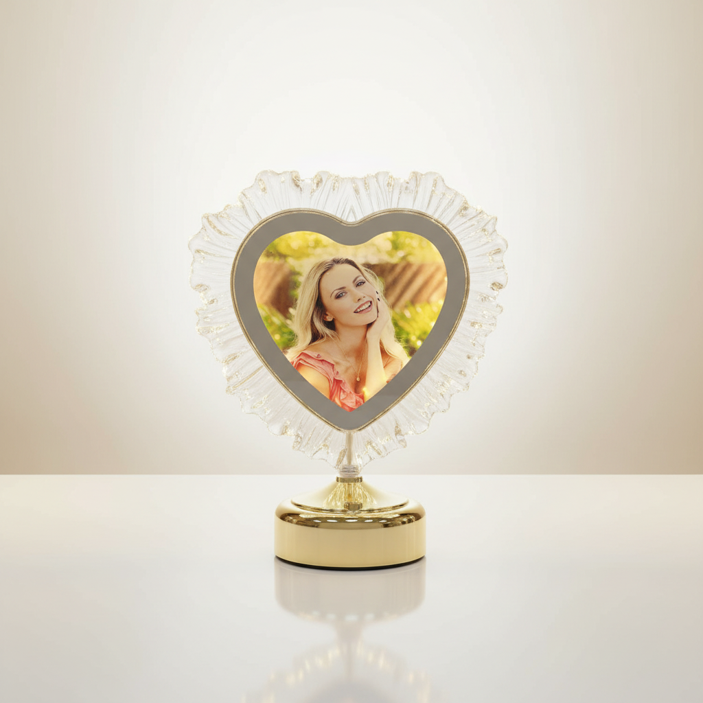 Heart-Shaped LED Photo Frame view 2