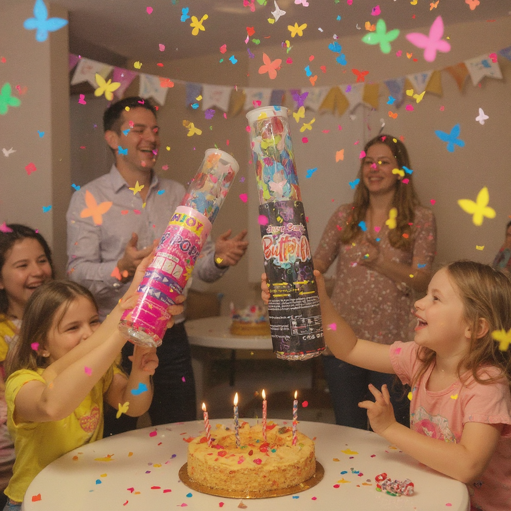 Butterfly Confetti Poppers