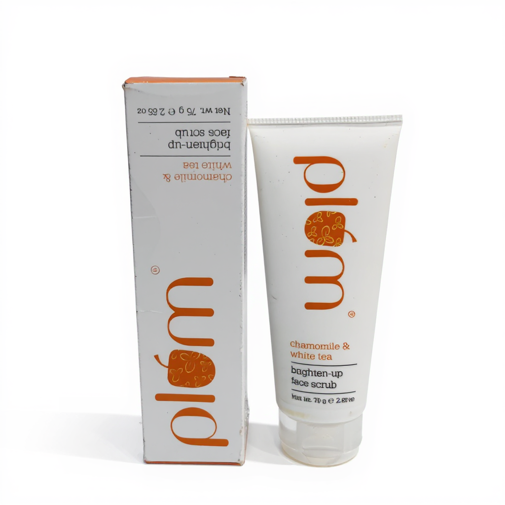 Plum Chamomile & White Tea Brighten-Up Face Scrub