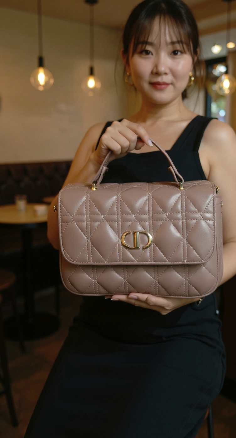 Dior Quilted Handbag view 2