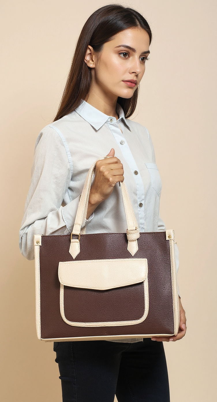 Tote Bag With Laptop Compartment view 2