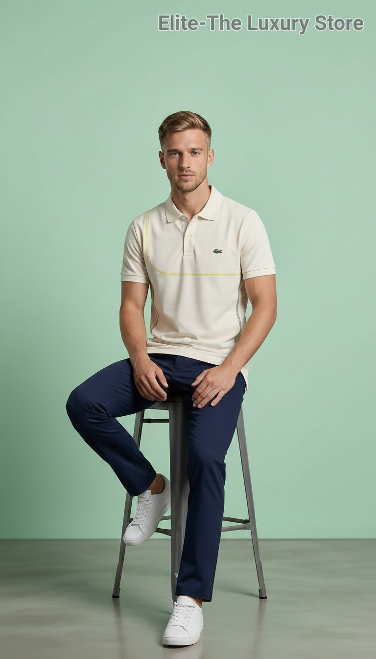 Off White Designer Polo T-shirt view 3
