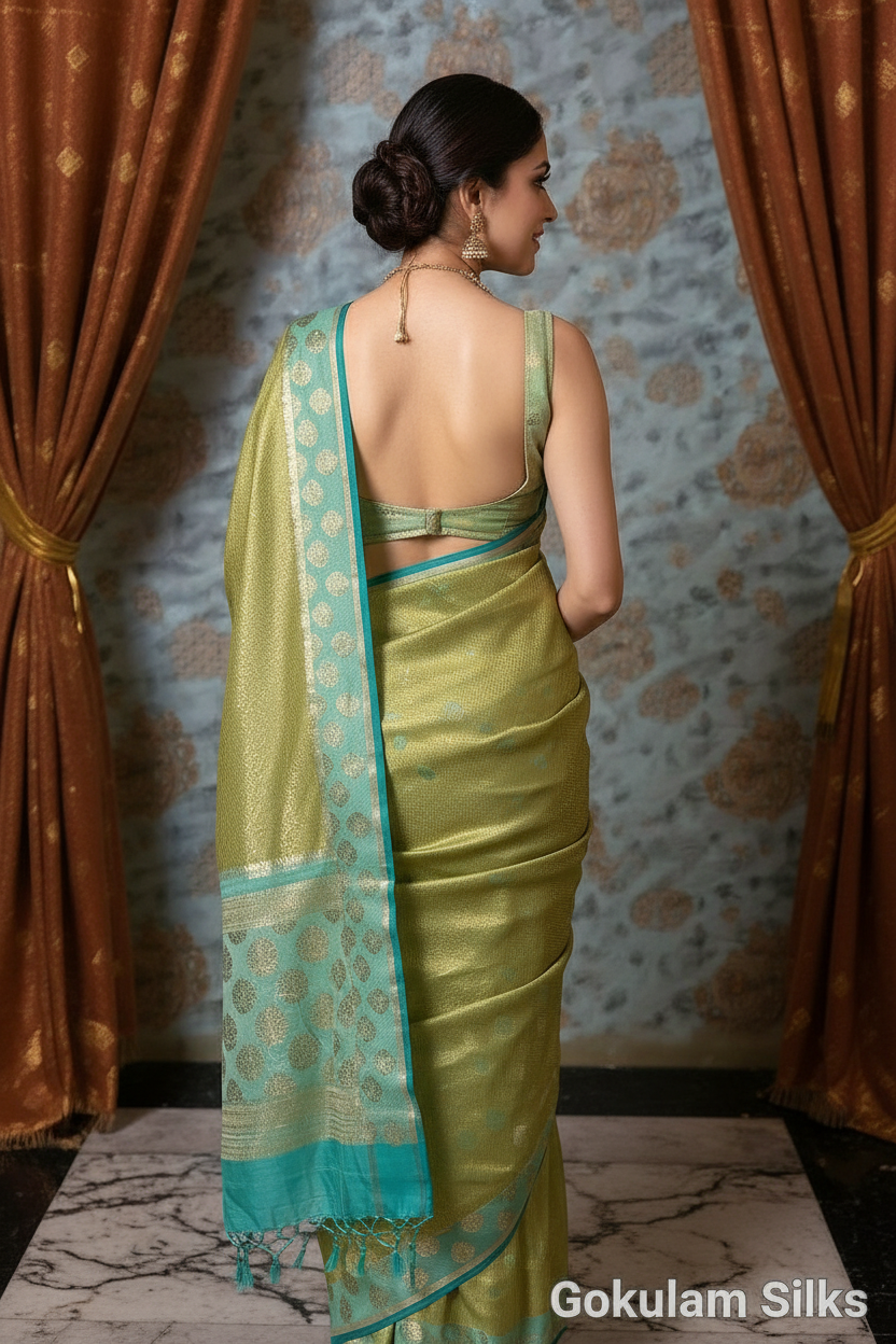 Semi Tussar Silk 017 view 2