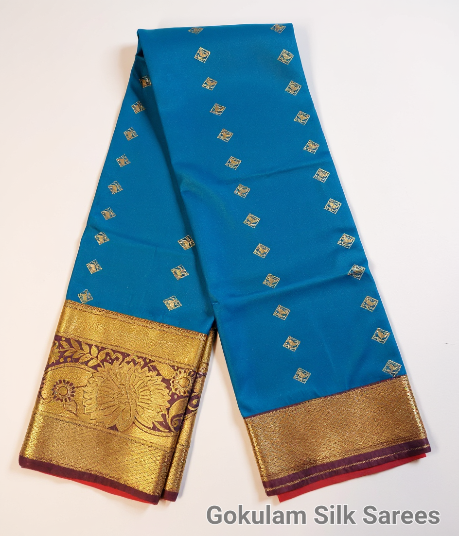 Semi Silk Saree 289 view 2