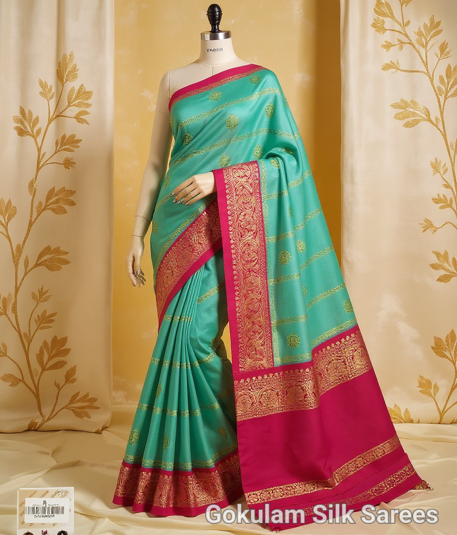 Semi Kanchi Silk Saree 242 view 2