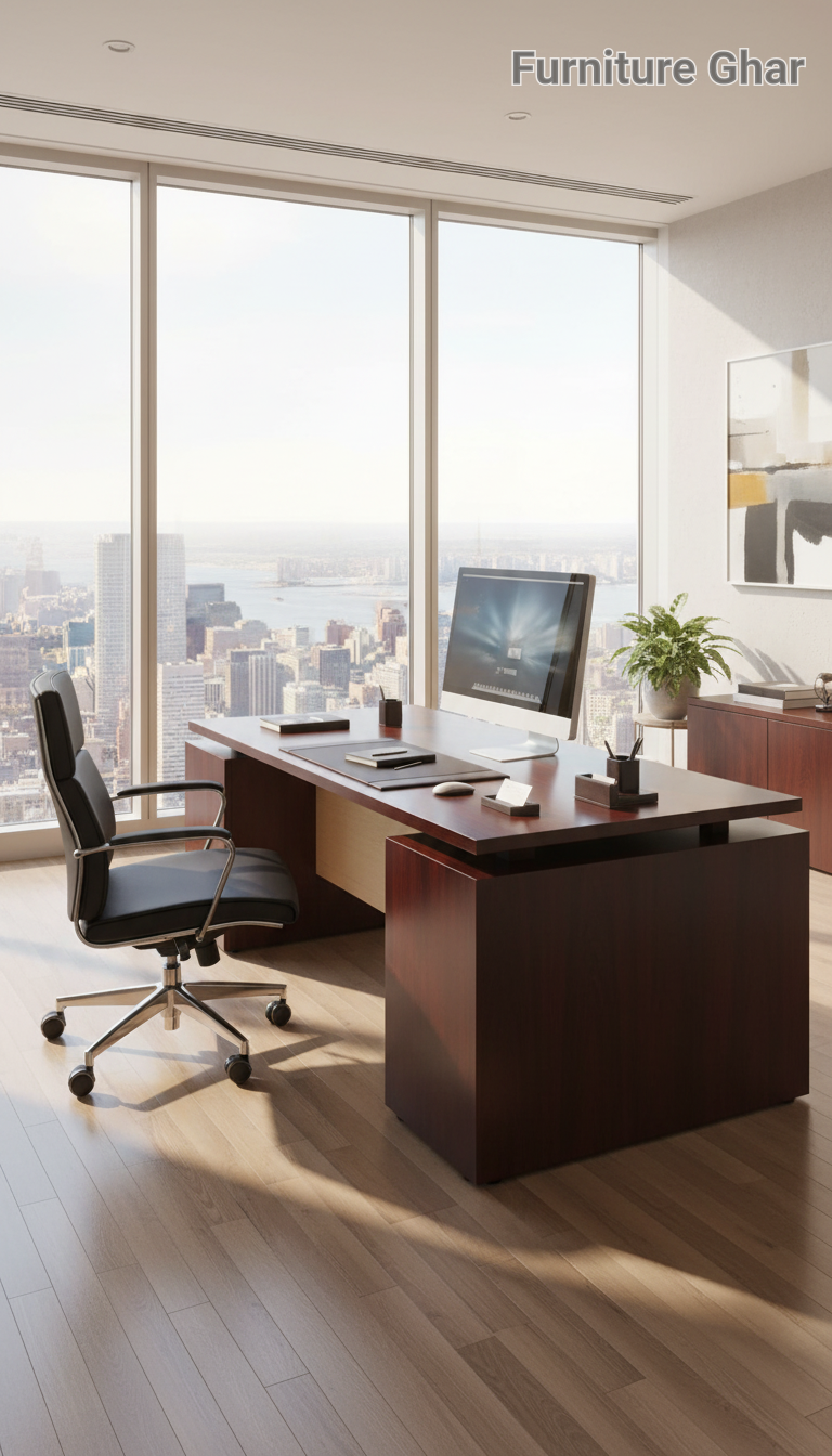 Modern Wooden Office Desk