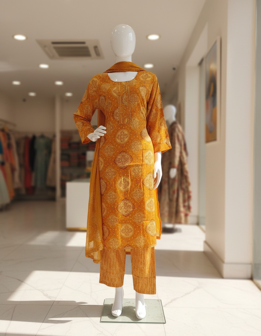 Ethnic Floral Set