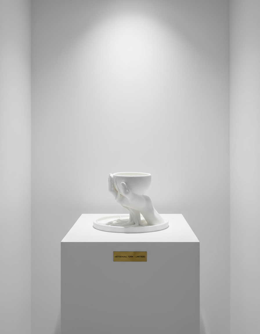 3D Print Hand Planter view 2