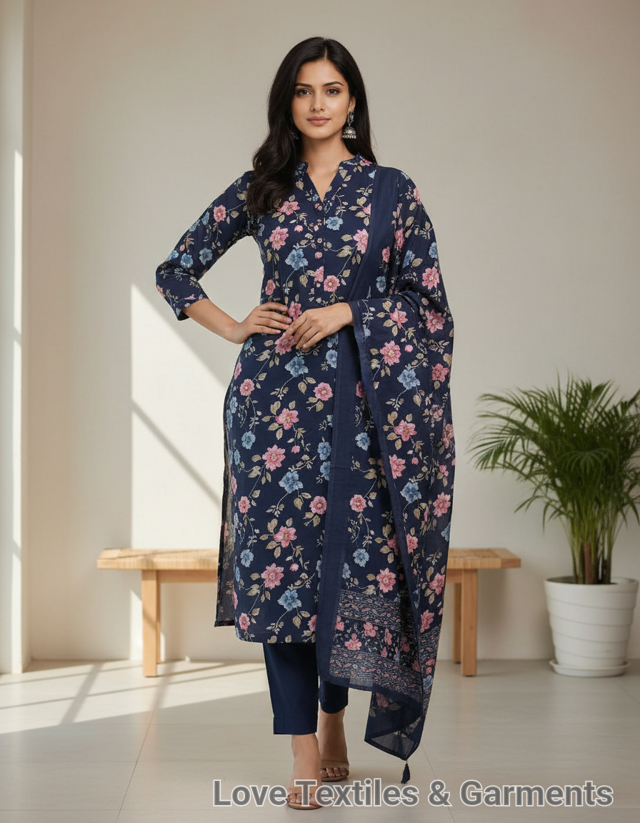 Love Textiles Floral Salwar Suit view 2